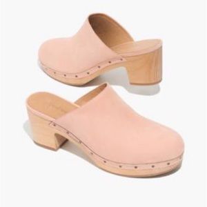 Madewell Ayanna Clog Antique Coral Suede